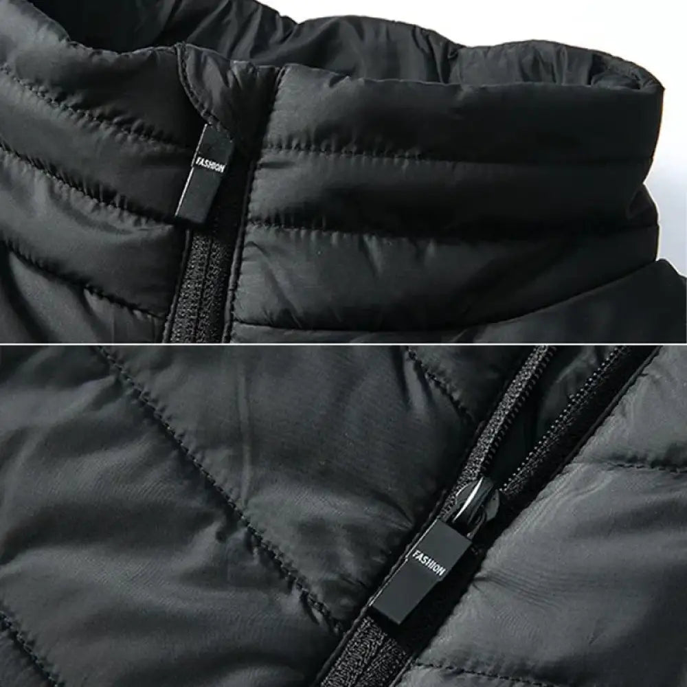 Black Heated Puffer Vest