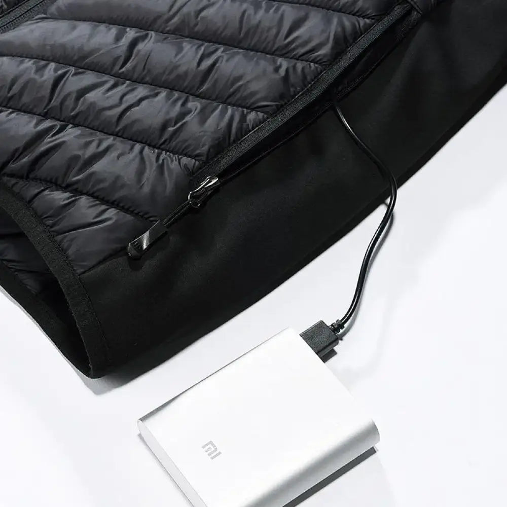 Black Heated Puffer Vest