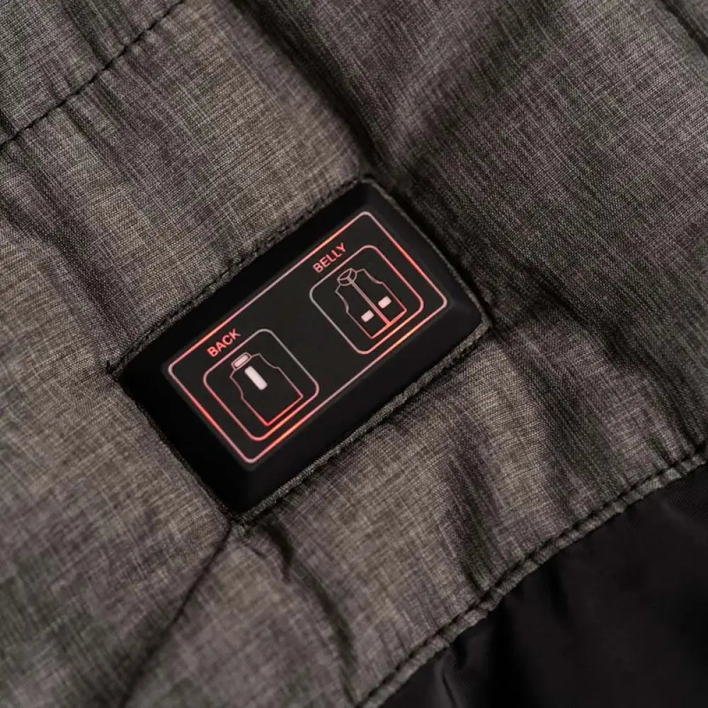 Black and Gray Heated Vest