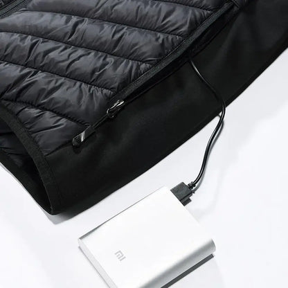 Black Heated Puffer Vest