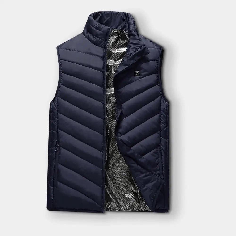 Black Heated Puffer Vest