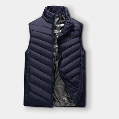 Black Heated Puffer Vest