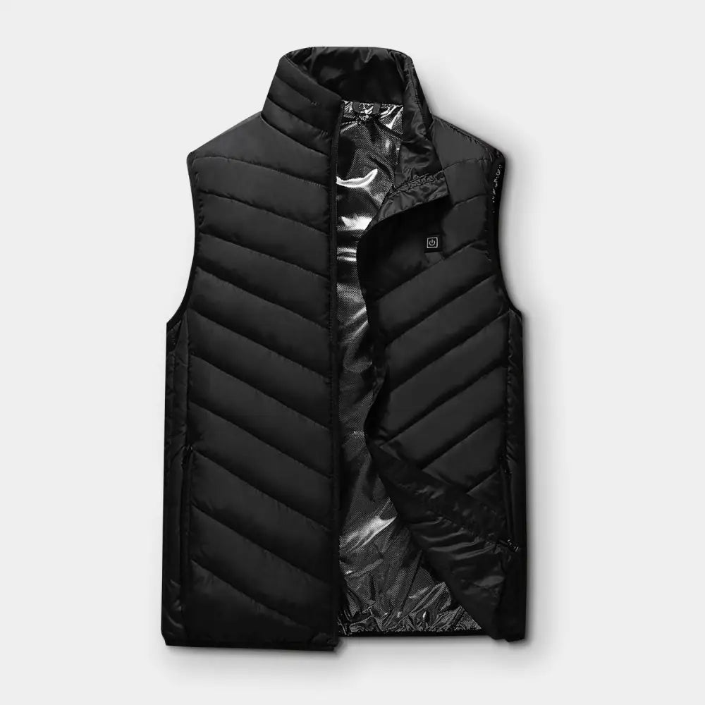 Black Heated Puffer Vest