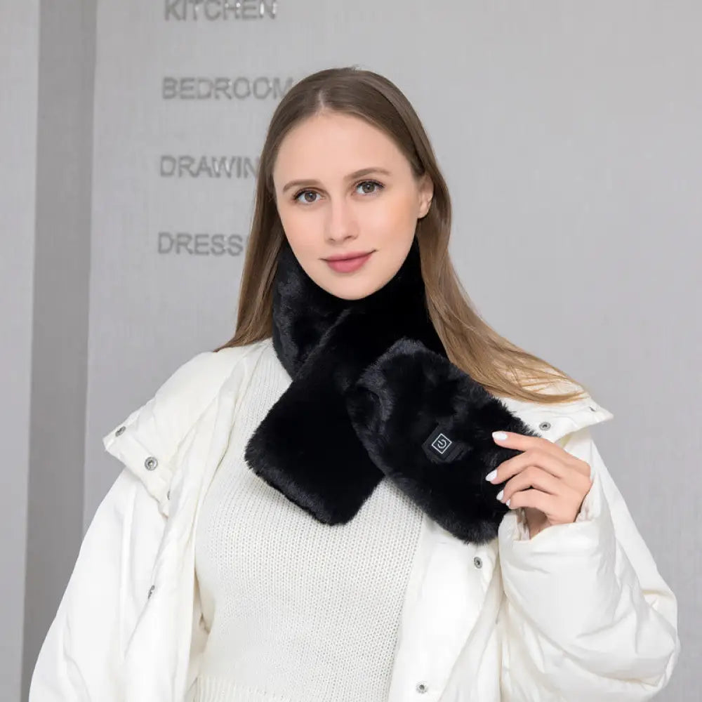 Fur Heated Scarf