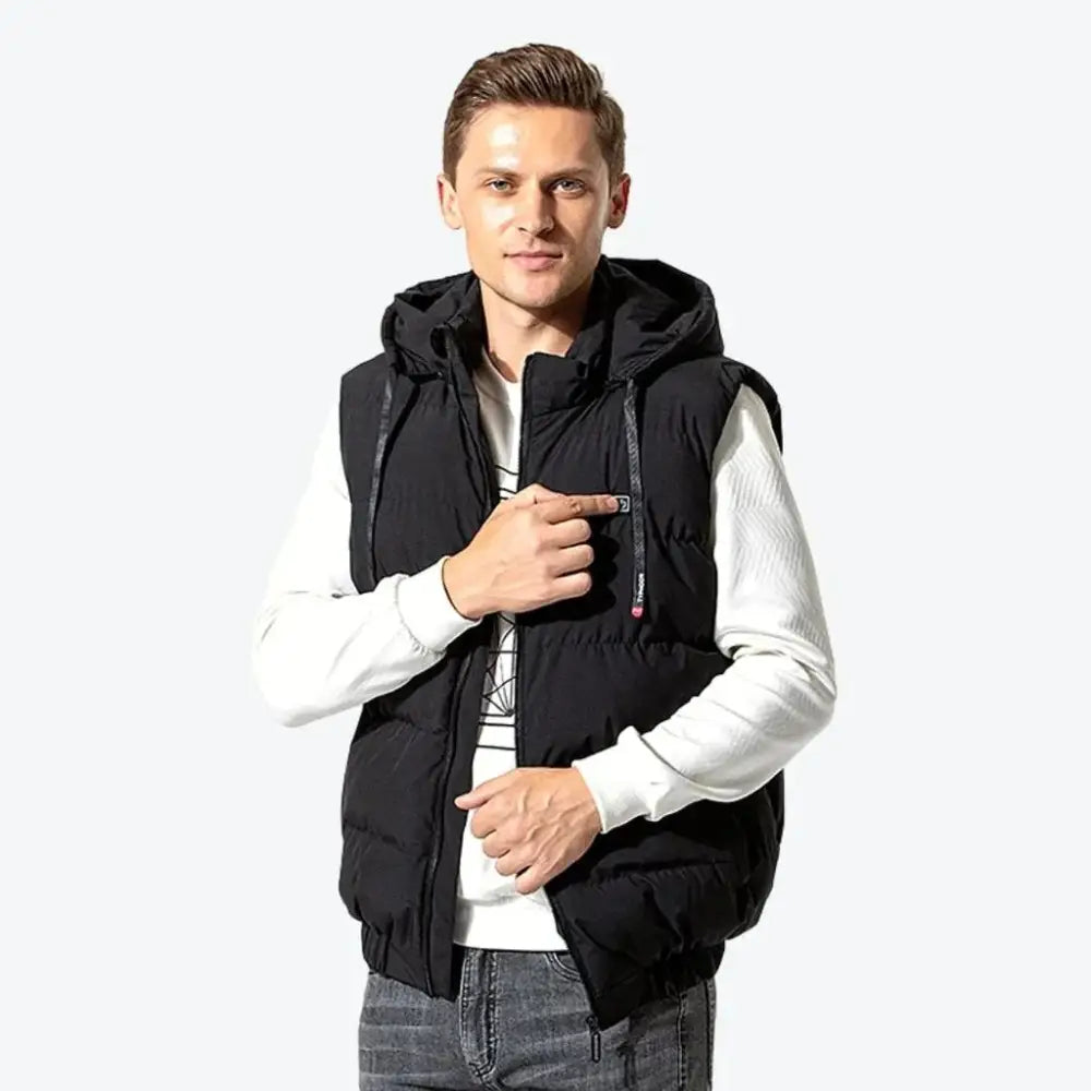Heated Vest with Hood