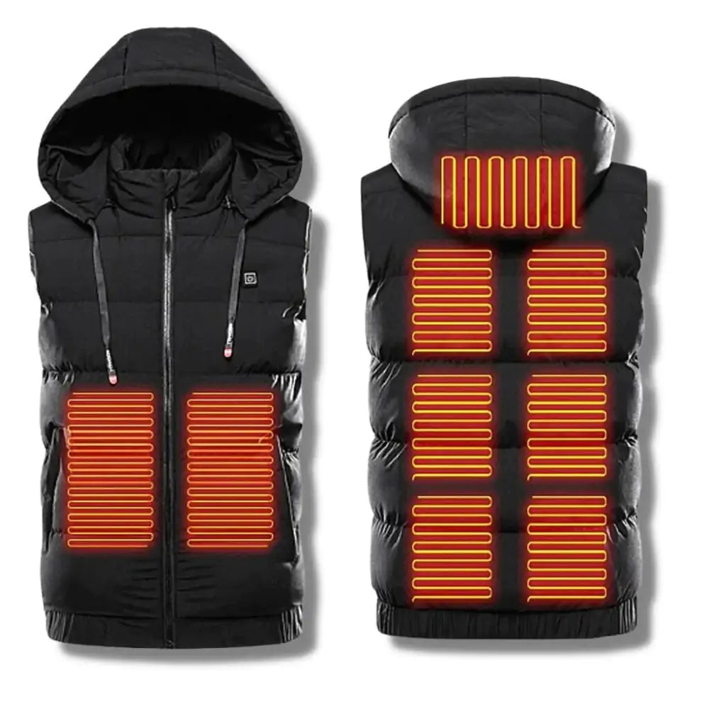 Heated Vest with Hood
