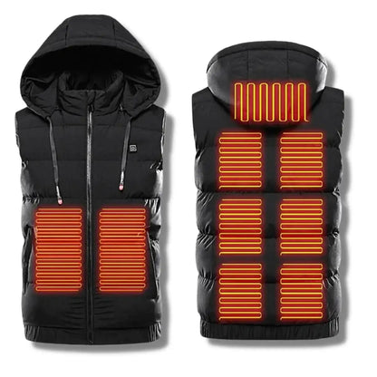 Heated Vest with Hood