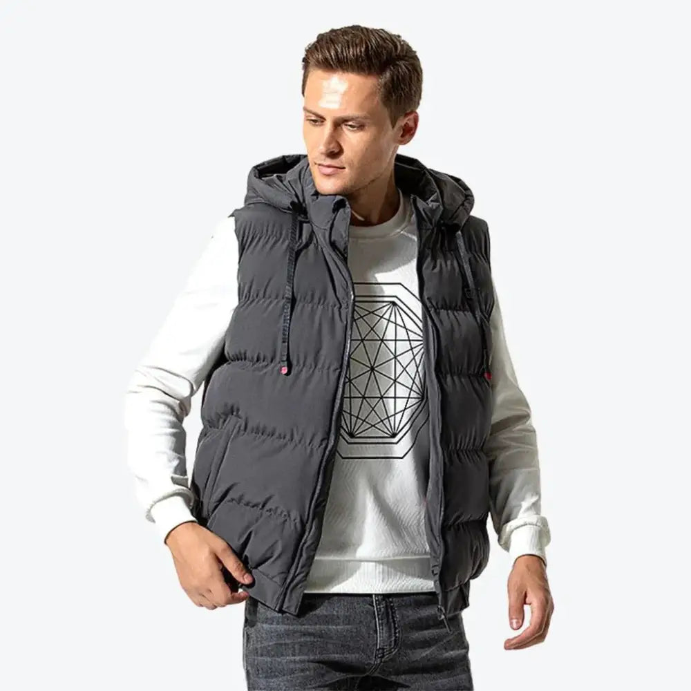 Heated Vest with Hood