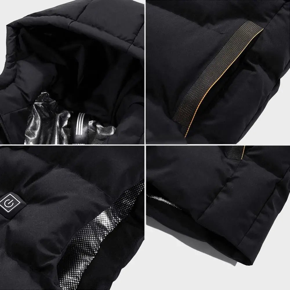 Heated Vest with Hood