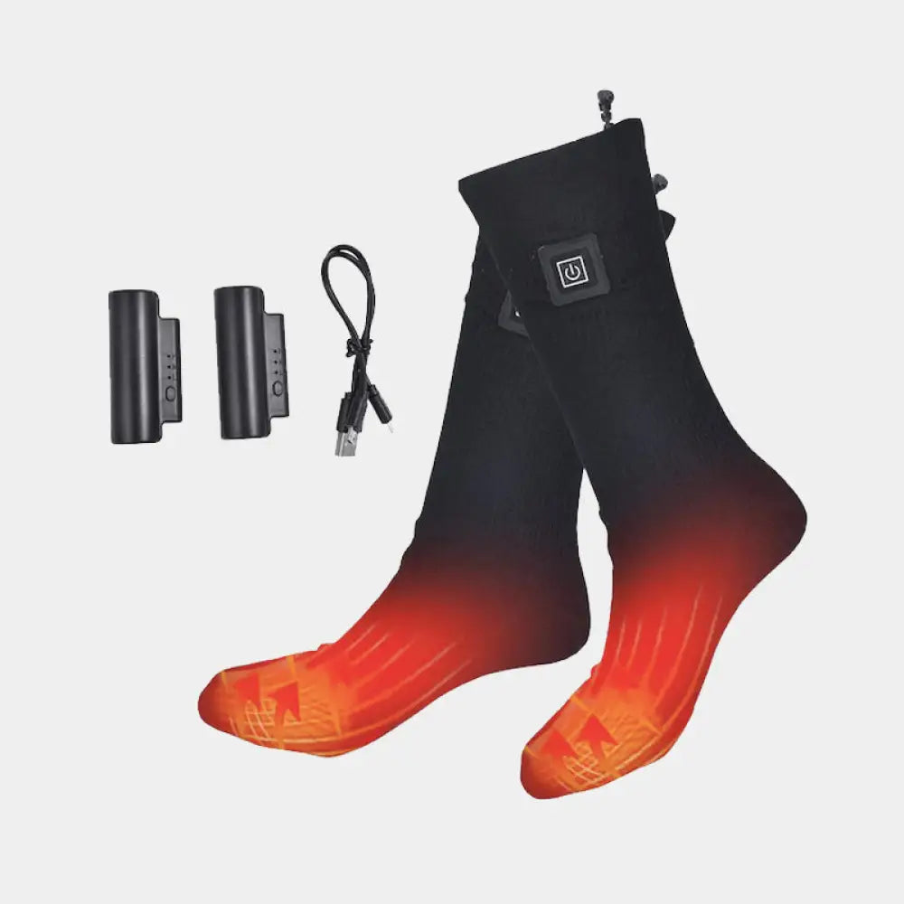High-performance Heated Socks - Black